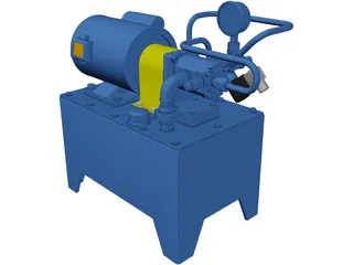 Tank Hydraulic 3D Model preview