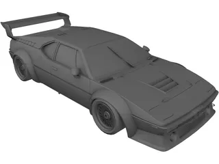 BMW M1 Procar 3D Model preview