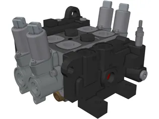Hydraulic Parker P70-GEN2-2ECS 3D Model preview