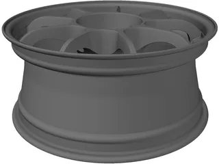 OZ Racing Rim 3D Model preview