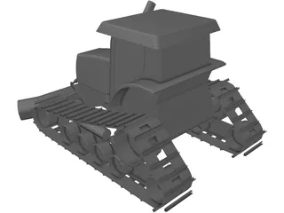 Gilbert Snowgroomer 3D Model preview