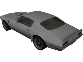 Pontiac Firebird Trans Am SD-455 (1973) 3D Model preview
