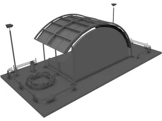 Building Compound 3D Model preview