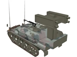 Weisel Ozelot 3D Model preview