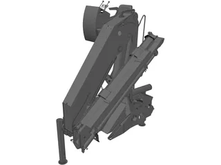 Palfinger PK23500A Crane 3D Model preview