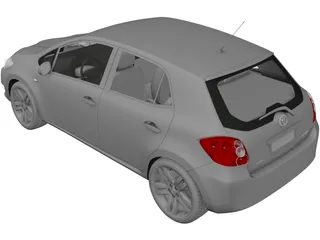 Toyota Auris 3D Model preview
