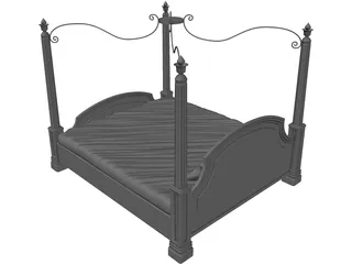 Bed 3D Model preview