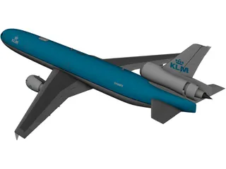 McDonnell Douglas MD-11 KLM 3D Model preview