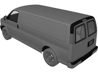 GMC Savana 3D Model preview