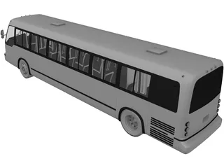 GMC RTS Bus 3D Model preview