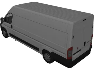 Fiat Ducato Courier 3D Model preview