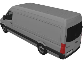 Mercedes-Benz Sprinter 311 CDI (2011) 3D Model preview