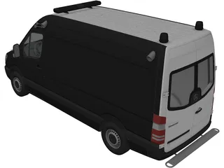 Mercedes-Benz Sprinter Ambulance 3D Model preview