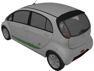 Mitsubishi i-MiEV 3D Model preview