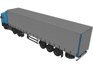 Scania 164l 420 3D Model preview