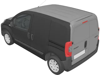 Peugeot Bipper (2010) 3D Model preview