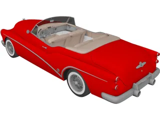 Buick Skylark Convertible (1953) 3D Model preview