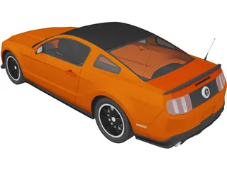 Ford Mustang BOSS (2012) 3D Model preview