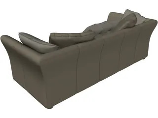 Sofa Small 3D Model preview