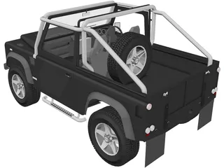Land Rover Defender SVX 3D Model preview