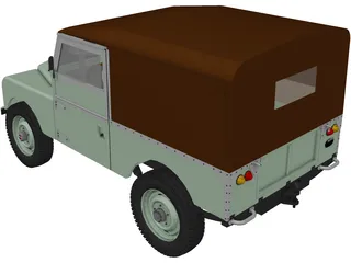 Land Rover Series I 3D Model preview