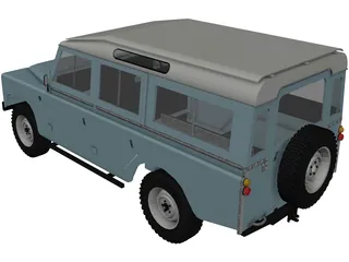 Land Rover Series III 109 3D Model preview