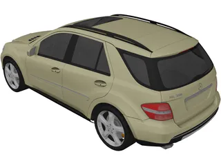Mercedes-Benz ML 350 3D Model preview