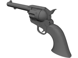 Colt Peacemaker 3D Model preview