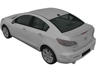 Mazda 3 Sedan (2011) 3D Model preview