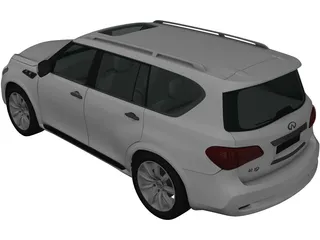 Infiniti QX56 (2011) 3D Model preview