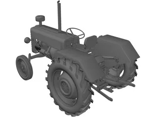 Mc Cormik D326 Tractor 3D Model preview