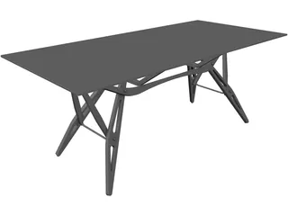 Zanotta Reale Table 3D Model preview