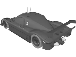 Ford Doran Racing JE4 3D Model preview