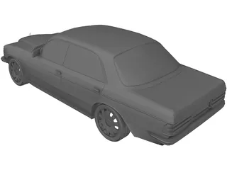 Mercedes-Benz W123 3D Model preview