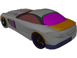 Mercedes-Benz McLaren SLR 3D Model preview