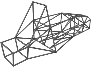 FSAE Frame 3D Model preview