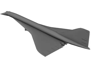 Tupolev Tu-144 3D Model preview