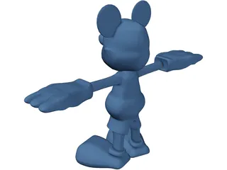 Mickey Mouse 3D Model preview