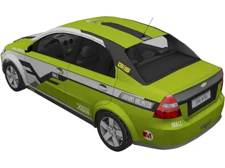 Chevrolet Aveo (2010) 3D Model preview