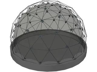 Geodatic Dome 3D Model preview