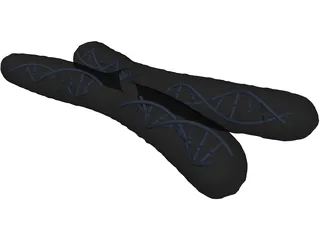 Human Chromosome 3D Model preview