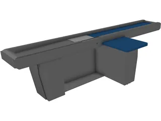 Supermarket Ribbon 3D Model preview