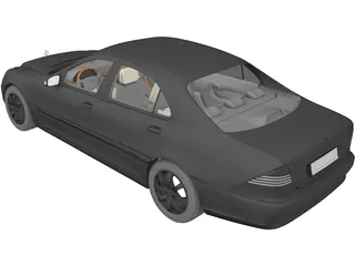 Mercedes-Benz S-Class 3D Model preview