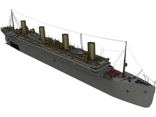 Britannic HMHS 3D Model preview