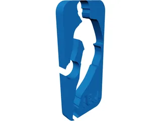 NBA Logo 3D Model preview