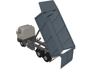 DAF Tipper Truck 3D Model preview
