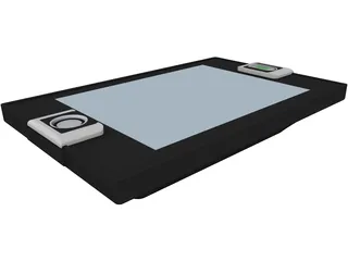 Cash Basis Pay Desk 3D Model preview
