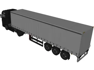 MAN TGX 3D Model preview