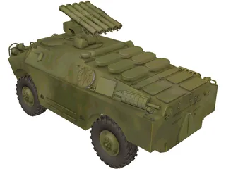 BRDM-3 3D Model preview