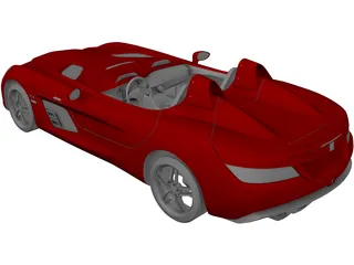 Mercedes-Benz SLR Stirling Moss 3D Model preview